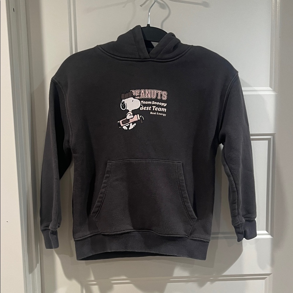 Zara Kids Gray Peanuts Hoodie